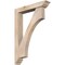 Ekena Millwork Westlake Traditional Smooth Bracket w/ Offset Brace, Douglas Fir, 5 1/2"W x 30"D x 42"H BKT0604X30X42WTL01SDF - alternate 1